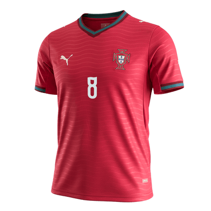 B.FERNANDES #8 Men's Portugal World Cup 2026 Home Soccer Jersey