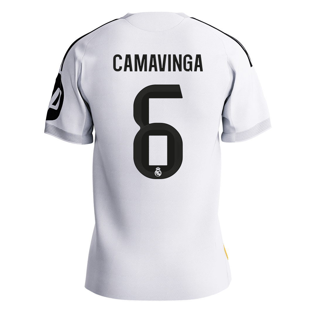 CAMAVINGA #6 Men's Real Madrid 2025/26 Player Version Home Soccer Jersey - Slim Fit [PREMIUM]