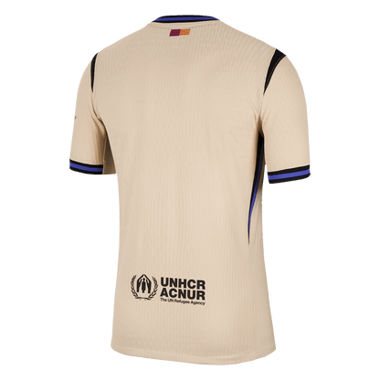 Men's Barcelona 2025/26 Player Version Away Soccer Jersey - Slim Fit