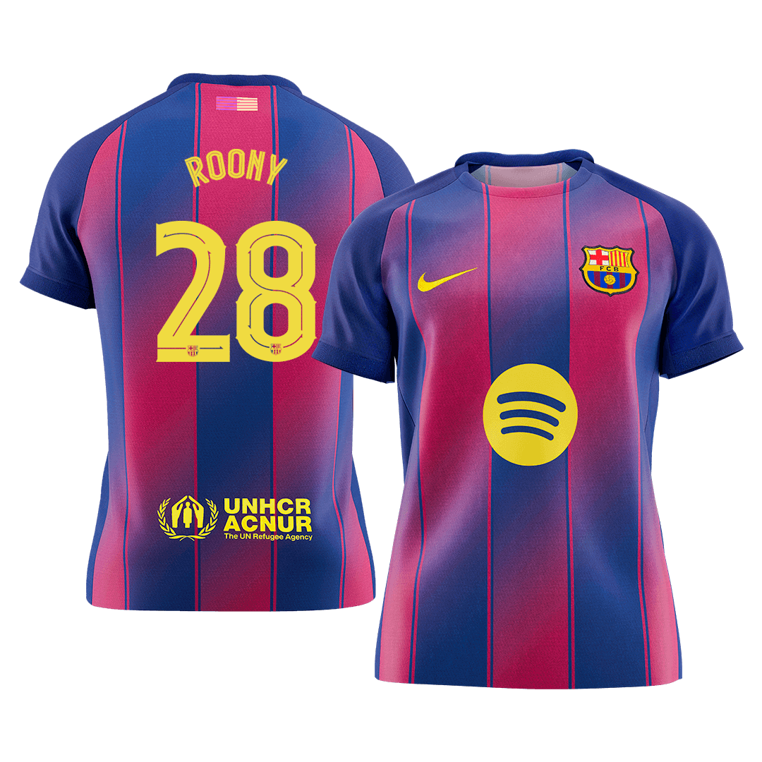 ROONY #28 Men's Barcelona UCL 2025/26 Home Soccer Jersey [PREMIUM]