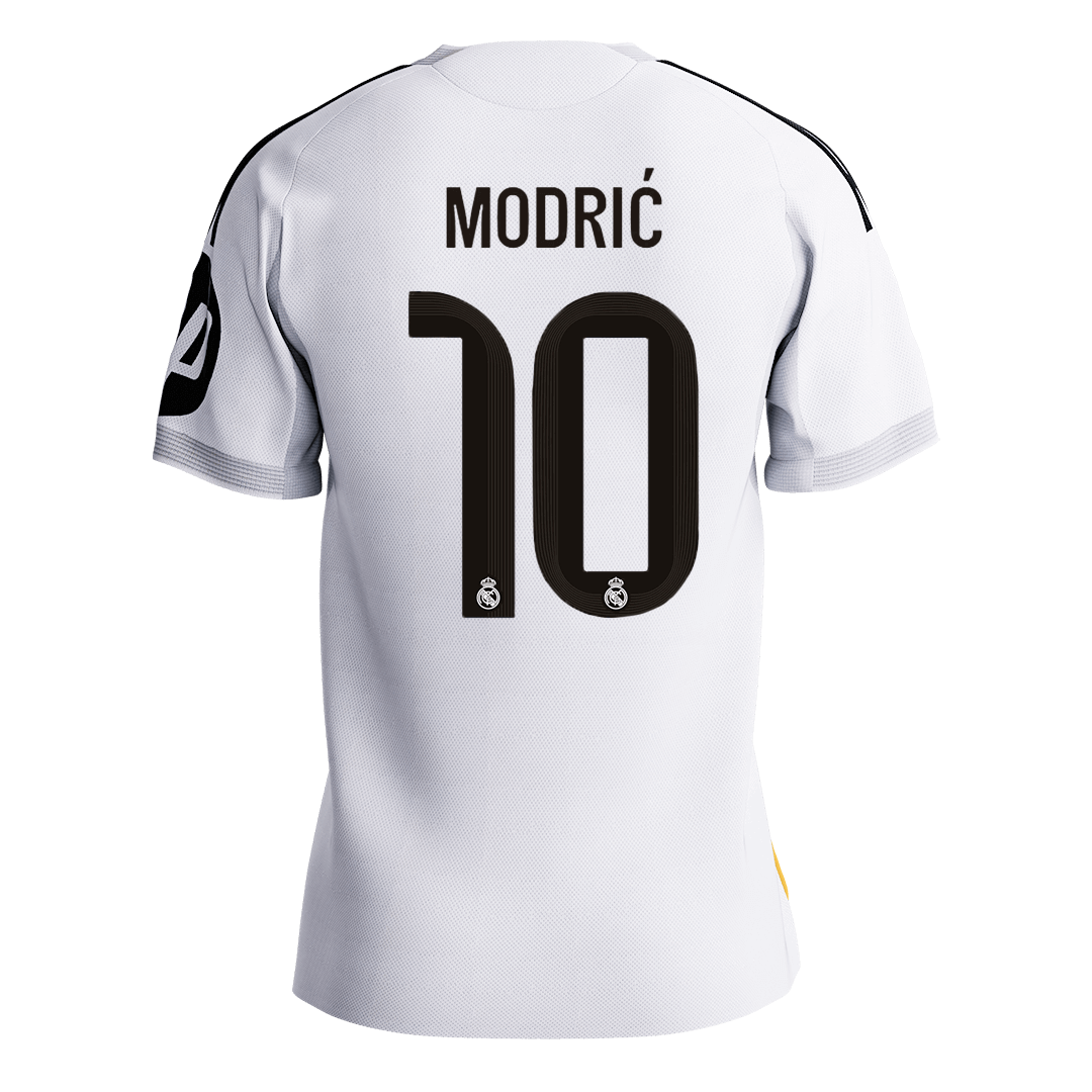 MODRIĆ #10 Men's Real Madrid 2025/26 Player Version Home Soccer Jersey - Slim Fit [PREMIUM]