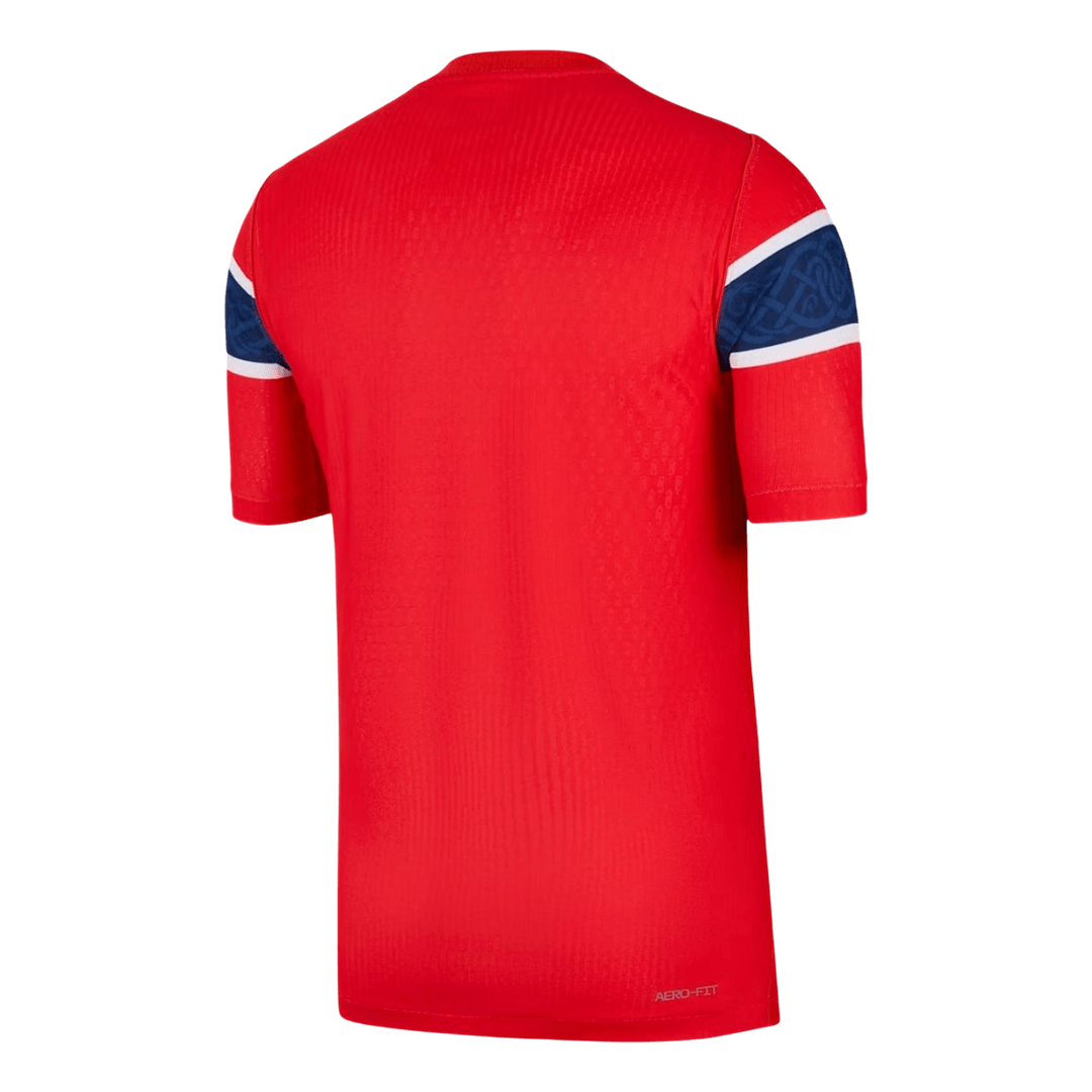 Men's Norway World Cup 2026 Player Version Home Soccer Jersey - Slim Fit
