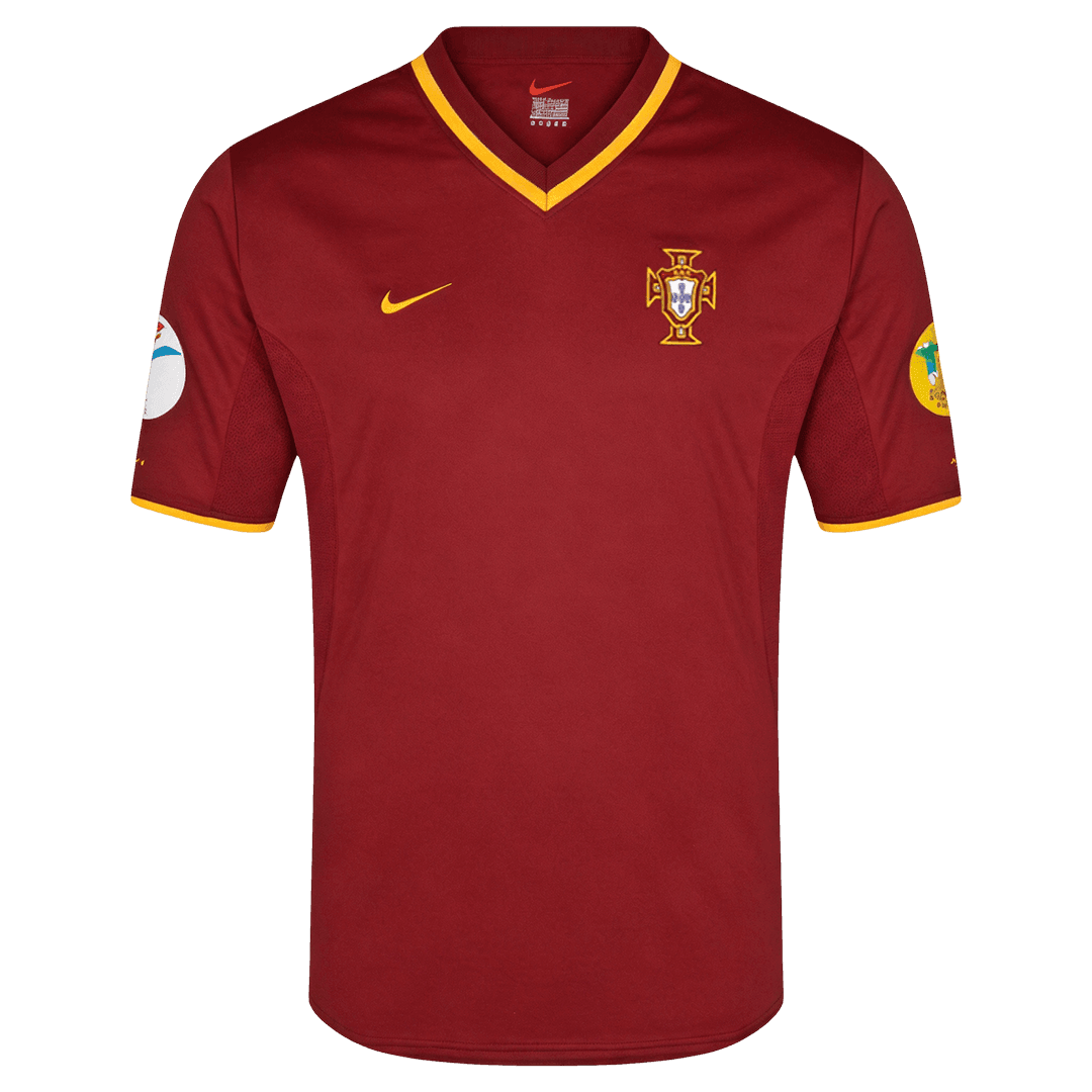Retro Men's Portugal 2000 Home Soccer Jersey
