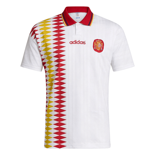 Retro Men's Spain 1994 Away Soccer Jersey