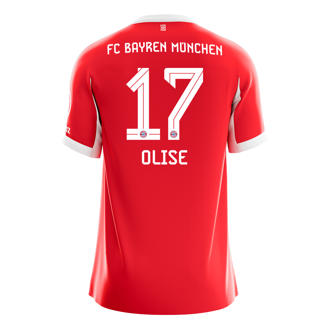 OLISE #17 Men's Bayern Munich 2025/26 Home Soccer Jersey [PREMIUM]