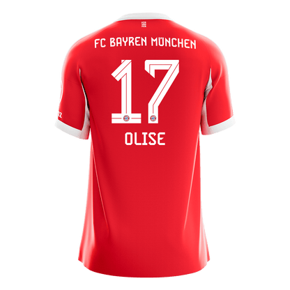 OLISE #17 Men's Bayern Munich 2025/26 Home Soccer Jersey [PREMIUM]
