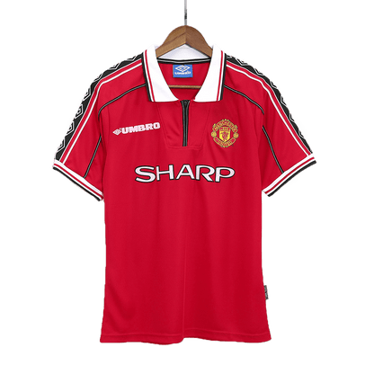 Retro Men's Manchester United 98/00 Home Soccer Jersey