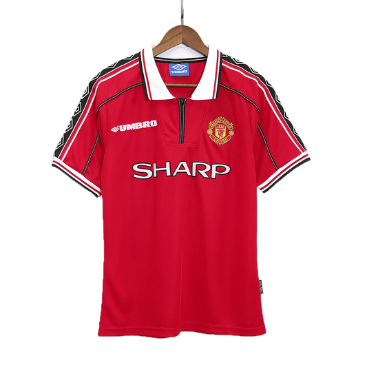 Retro Men's Manchester United 98/00 Home Soccer Jersey