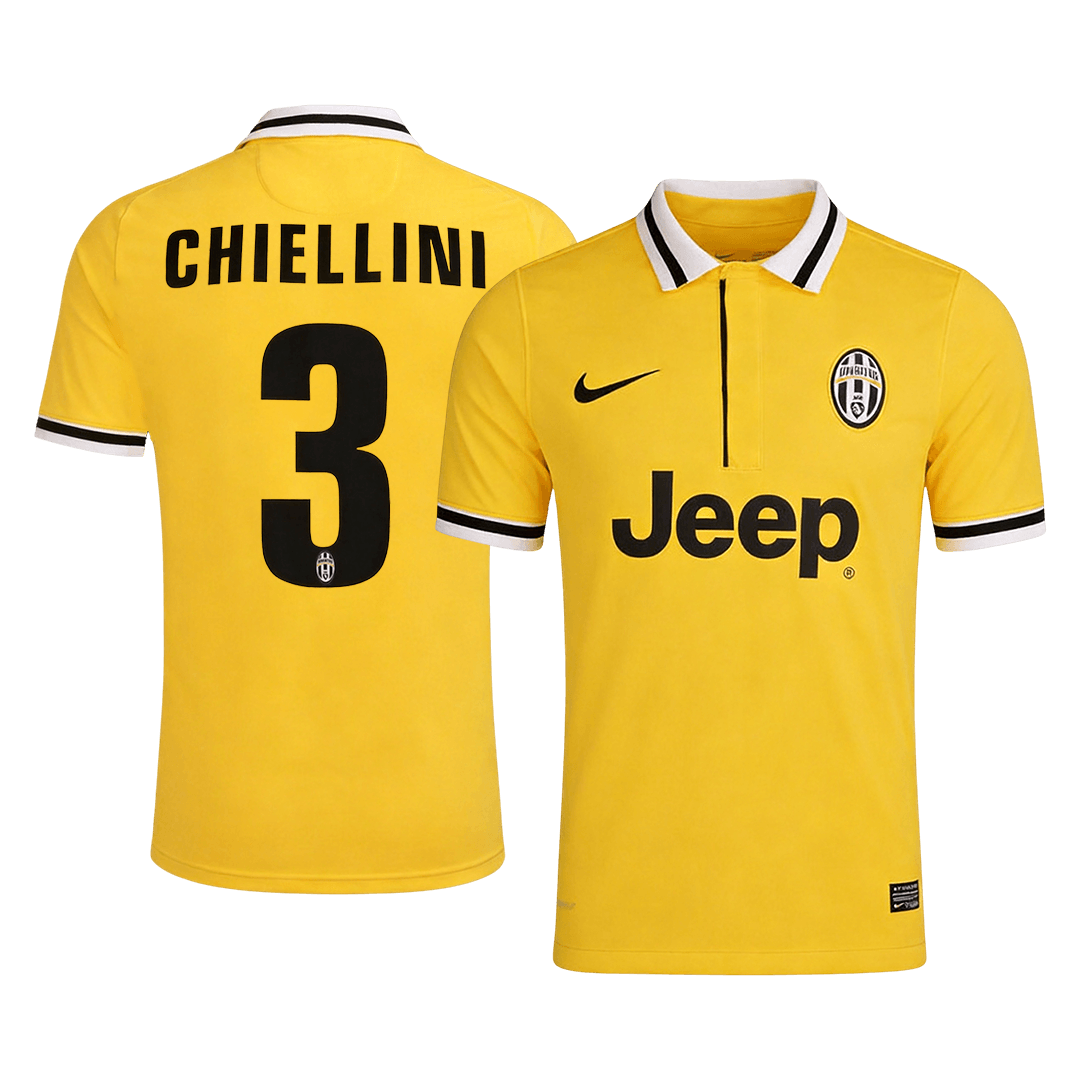 Retro CHIELLINI #3 Men's Juventus 2013/14 Away Soccer Jersey