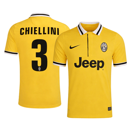 Retro CHIELLINI #3 Men's Juventus 2013/14 Away Soccer Jersey
