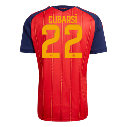 CUBARSÍ #22 Men's Spain World Cup 2026 Champion Edition Home Soccer Jersey
