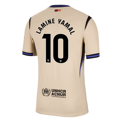 LAMINE YAMAL #10 Men's Barcelona 2025/26 Player Version Away Soccer Jersey - Slim Fit