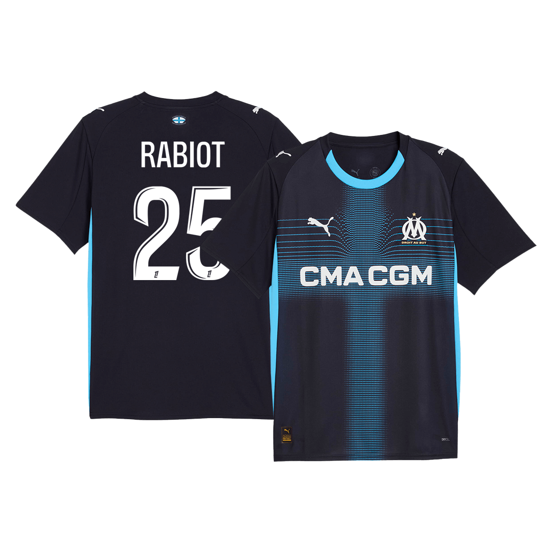 RABIOT #25 Men's Marseille 2025/26 Away Soccer Jersey