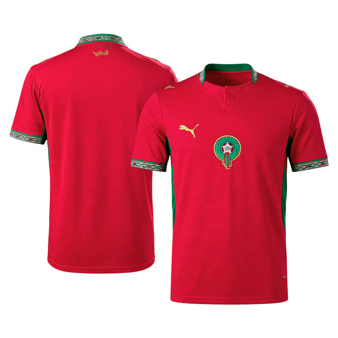 Men's Morocco World Cup 2026 Home Soccer Jersey