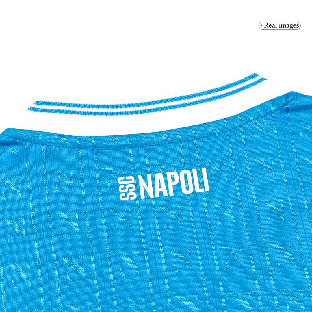 Men's Napoli 2025/26 Player Version Home Soccer Jersey - Slim Fit