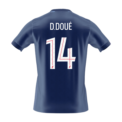 D.DOUÉ #14 Men's PSG 2025/26 Home Soccer Jersey [PREMIUM]