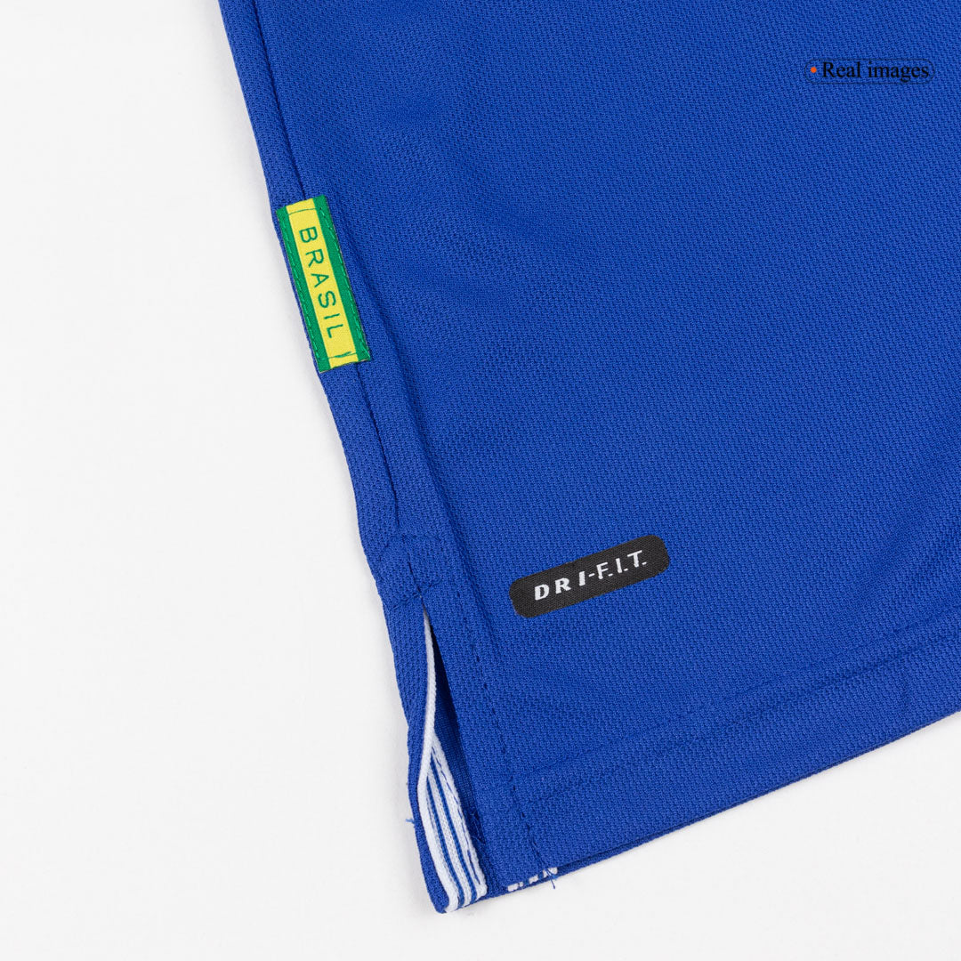 Retro Men's Brazil 1998 Away Soccer Jersey