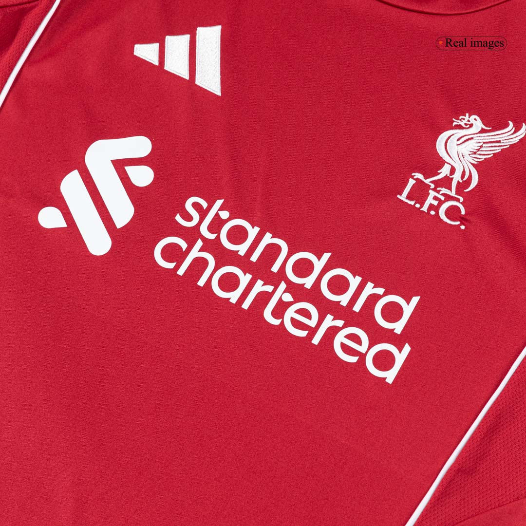 SZOBOSZLAI #8 Men's Liverpool 2025/26 Home Soccer Jersey