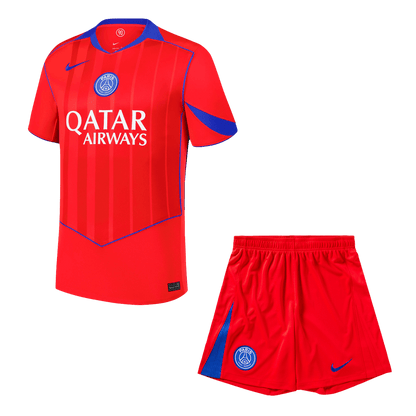 Men's PSG 2025/26 Third Away Soccer Jersey Kit