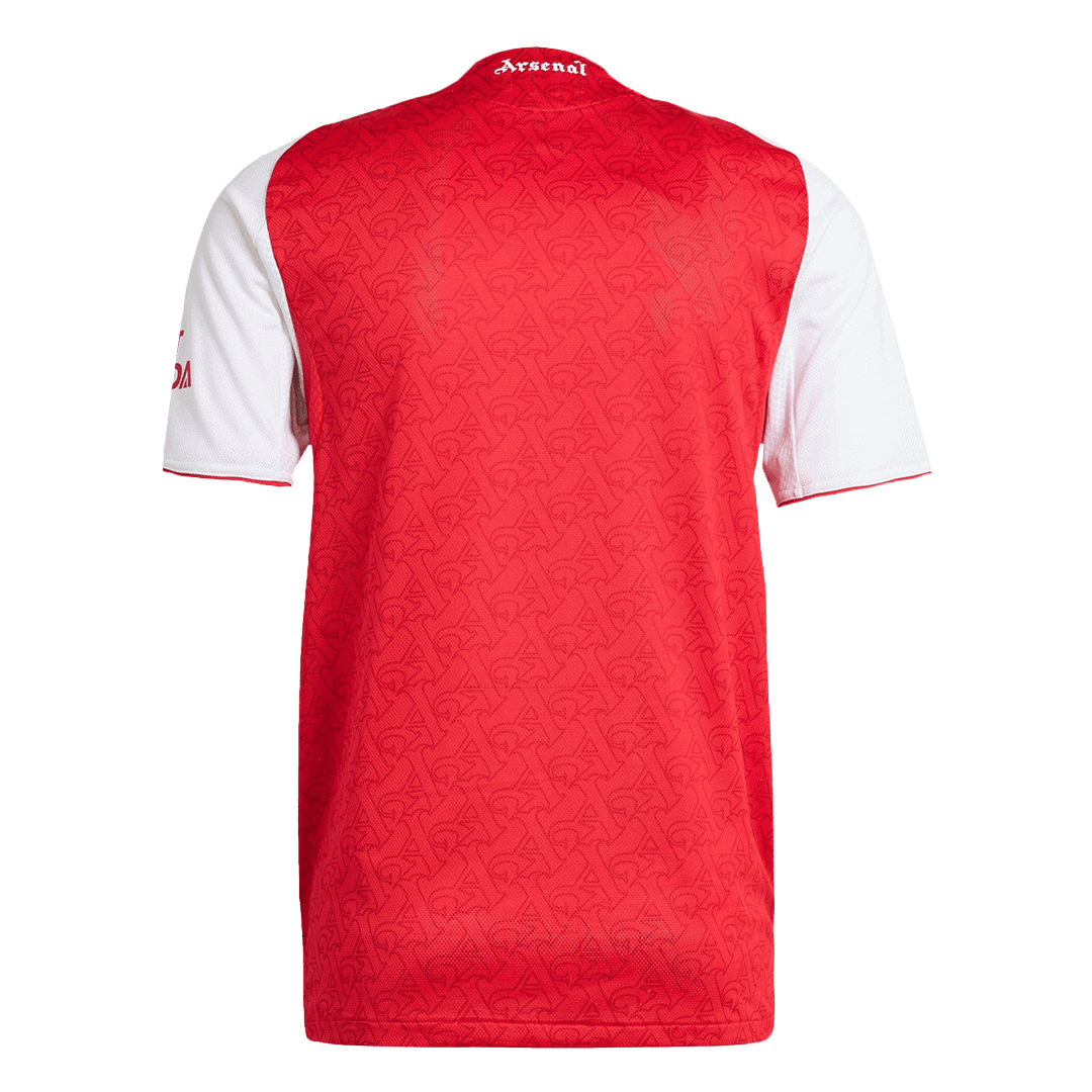 Men's Arsenal 2025/26 Player Version Home Soccer Jersey Full Kit - Slim Fit