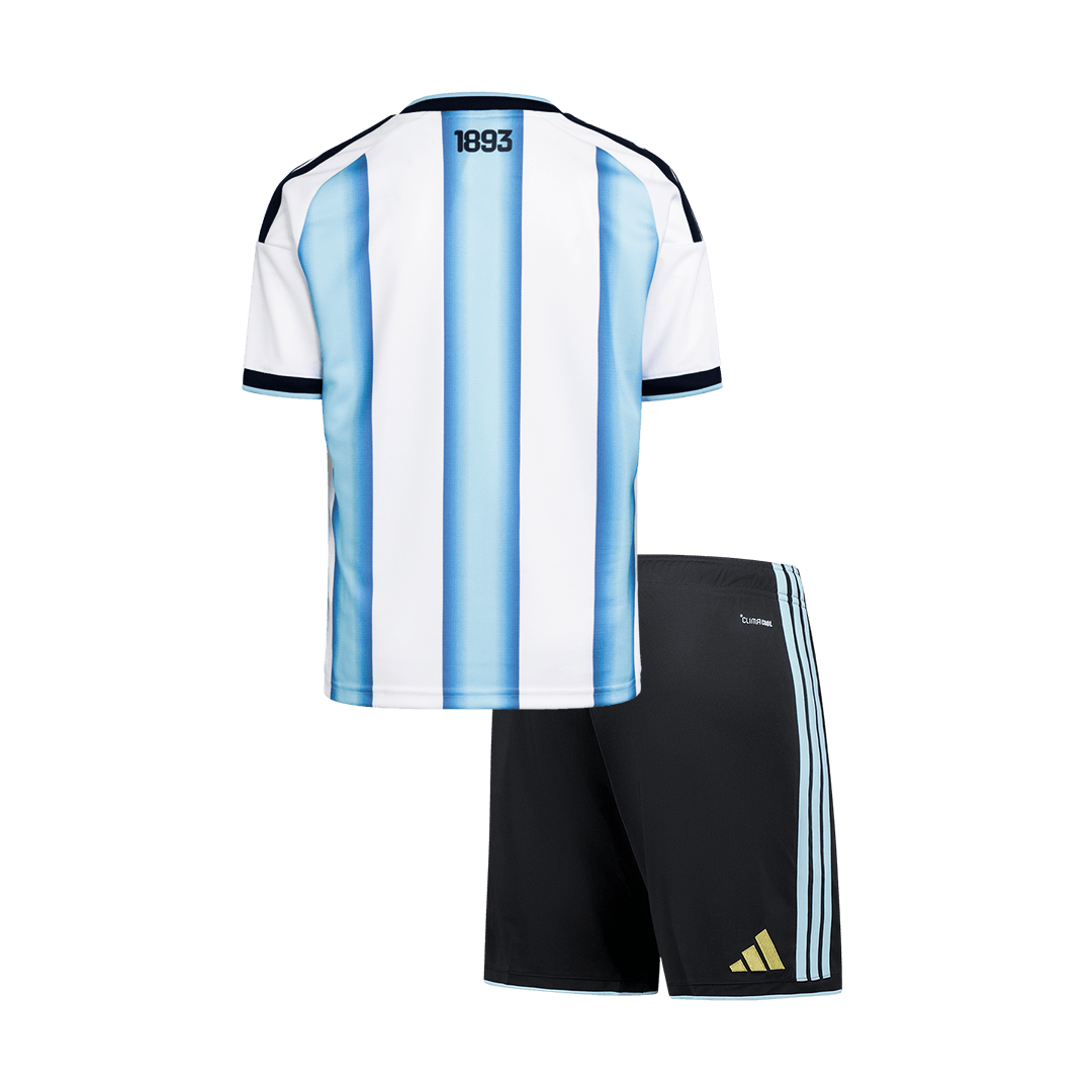 Kid's Argentina World Cup 2026 Home Soccer Jersey Kit [PREMIUM]