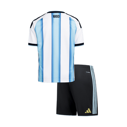 Kid's Argentina World Cup 2026 Home Soccer Jersey Kit [PREMIUM]
