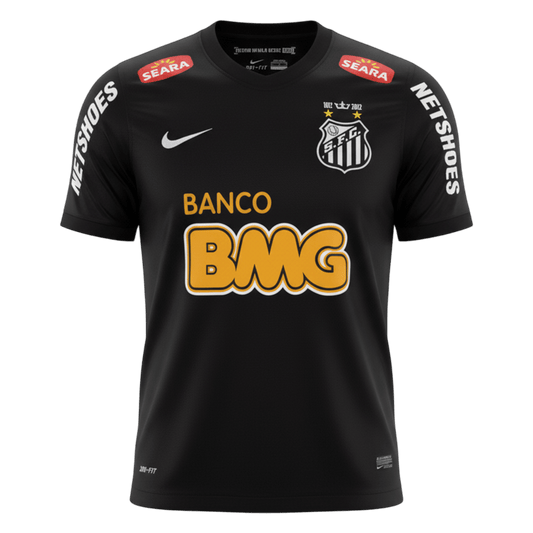 Retro Men's Santos FC 2011/12 Away Soccer Jersey
