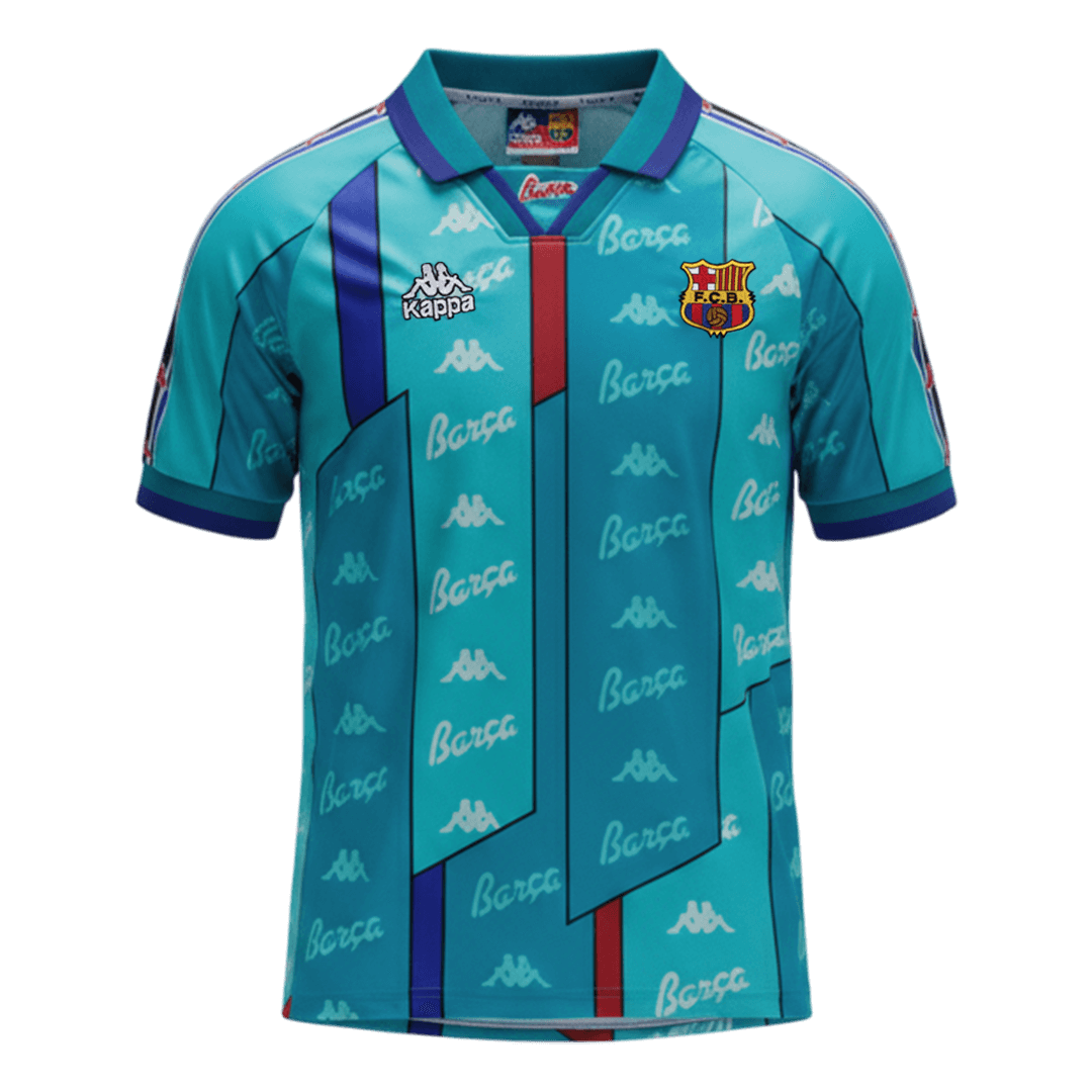 Retro Men's Barcelona 1996/97 Away Soccer Jersey