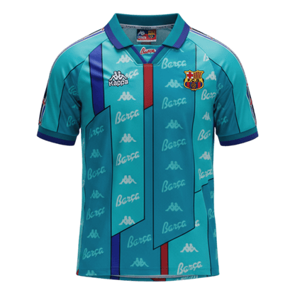 Retro Men's Barcelona 1996/97 Away Soccer Jersey