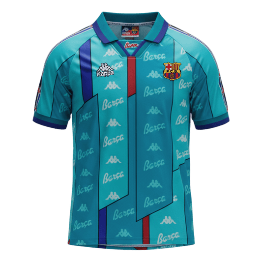 Retro Men's Barcelona 1996/97 Away Soccer Jersey