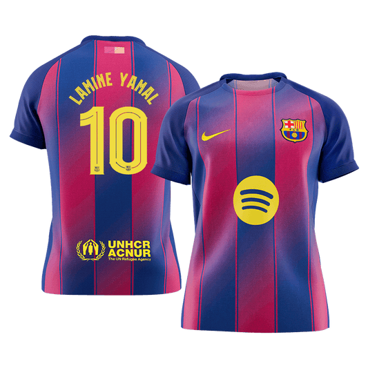 LAMINE YAMAL #10 Men's Barcelona UCL 2025/26 Home Soccer Jersey [PREMIUM]