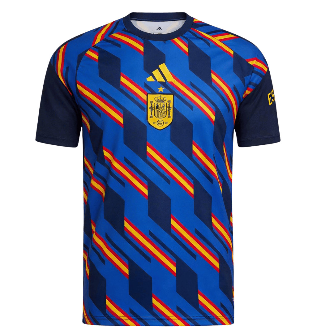Men's Spain World Cup 2026 Pre-Match Soccer Jersey