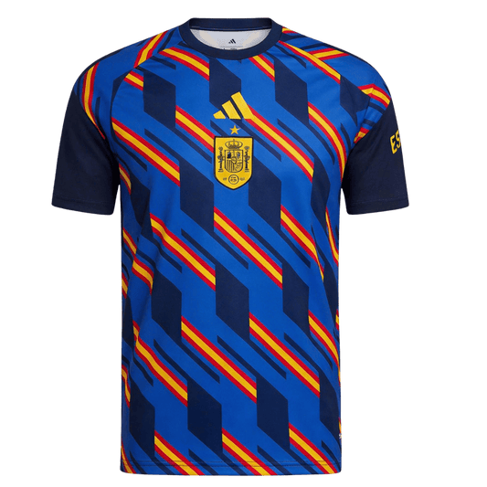 Men's Spain World Cup 2026 Pre-Match Soccer Jersey
