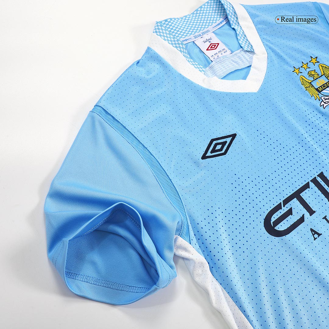 Retro Men's Manchester City 2011/12 Home Soccer Jersey