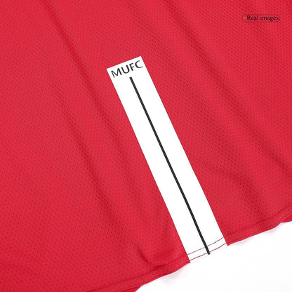Retro SCHOLES #18 Men's Manchester United UCL Final 2007/08 Home Soccer Jersey
