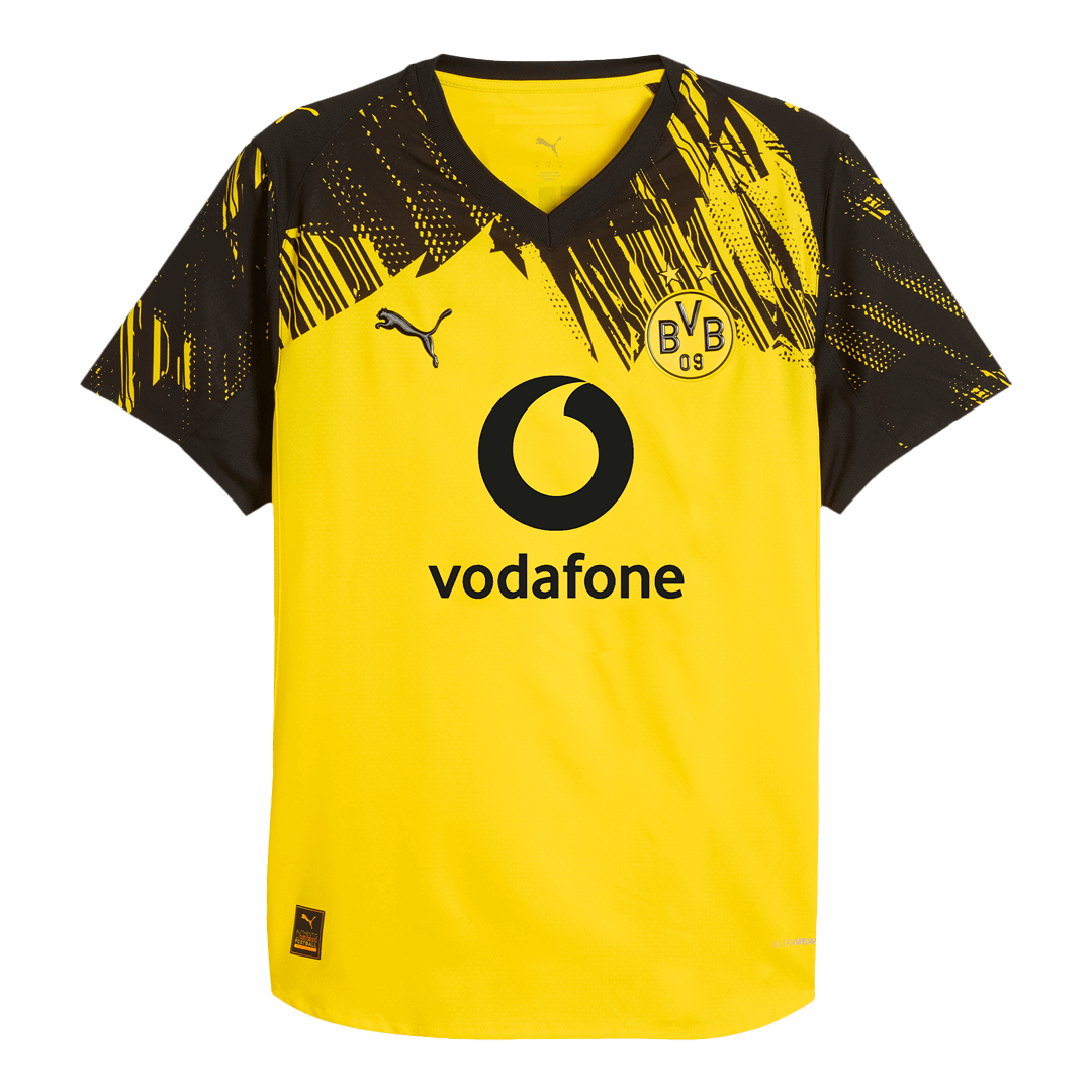 Men's Borussia Dortmund 2025/26 Player Version Home Soccer Jersey - Slim Fit