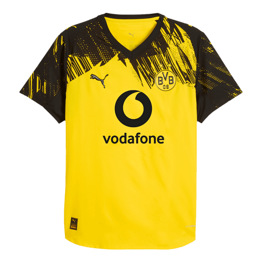 Men's Borussia Dortmund 2025/26 Player Version Home Soccer Jersey - Slim Fit