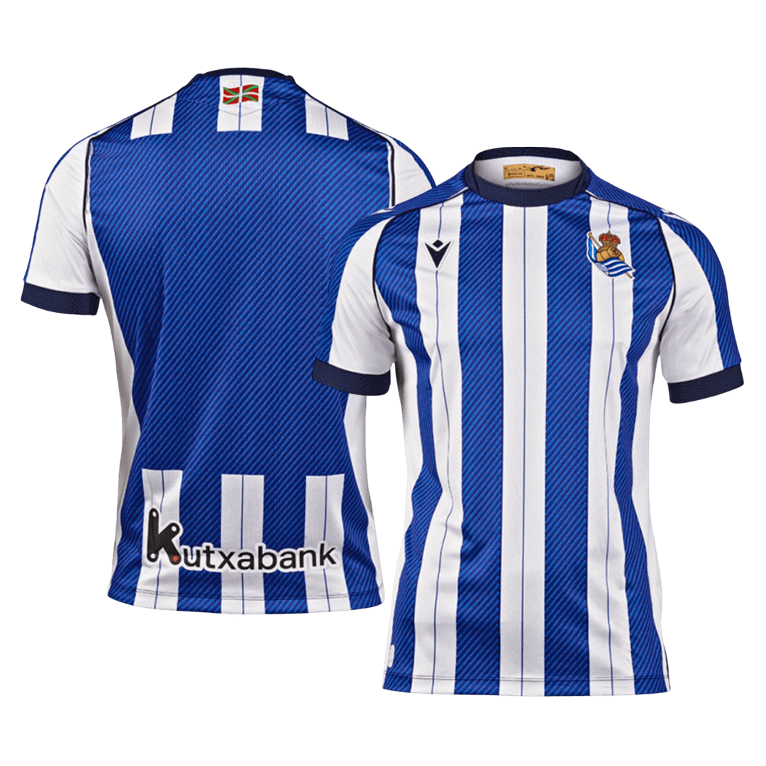 Men's Real Sociedad 2025/26 Home Soccer Jersey