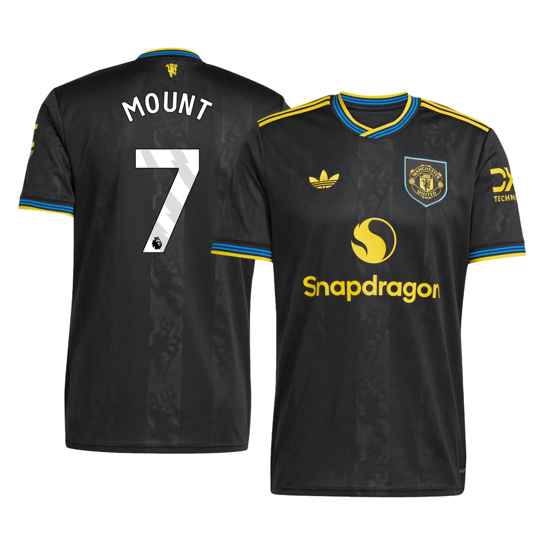MOUNT #7 Men's Manchester United 2025/26 Third Away Soccer Jersey