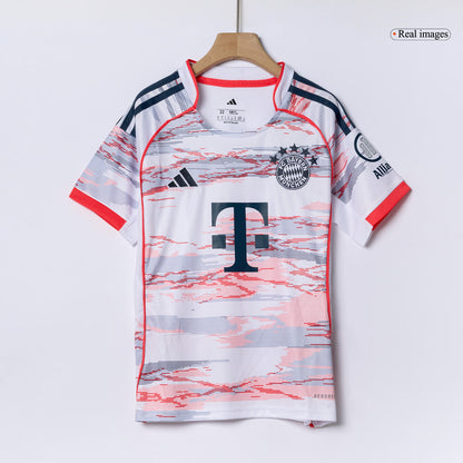 Kid's Bayern Munich 2025/26 Away Soccer Jersey Full Kit