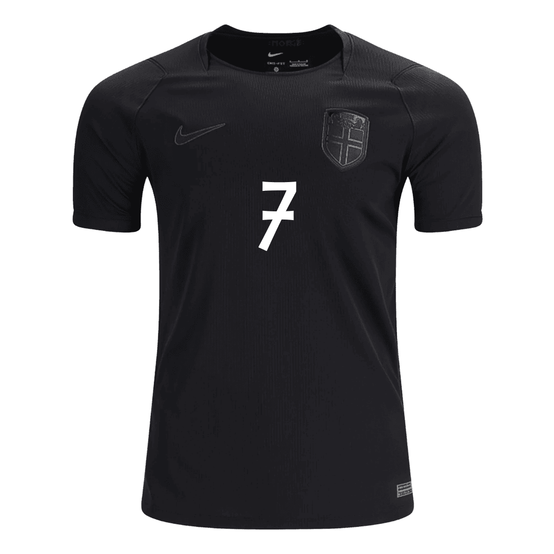 SØRLOTH #7 Men's Norway World Cup 2026 Away Soccer Jersey