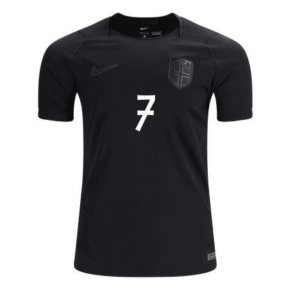 SØRLOTH #7 Men's Norway World Cup 2026 Away Soccer Jersey