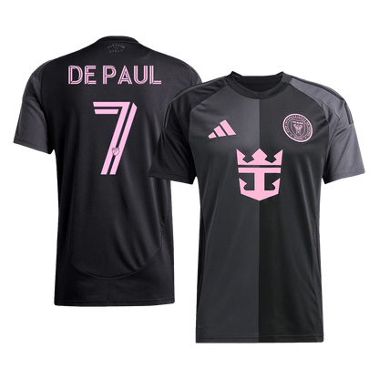 DE PAUL #7 Men's Inter Miami CF 2025 Away Soccer Jersey