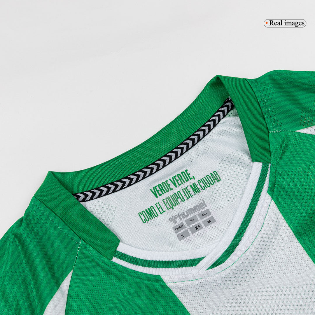 Men's Real Betis 2025/26 Home Long Sleeve Soccer Jersey