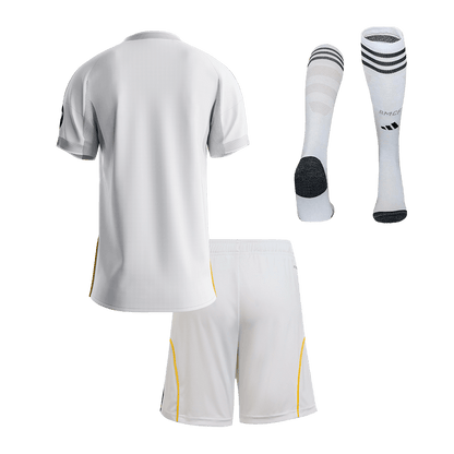 Kid's Real Madrid 2025/26 Home Soccer Jersey Full Kit [PREMIUM]