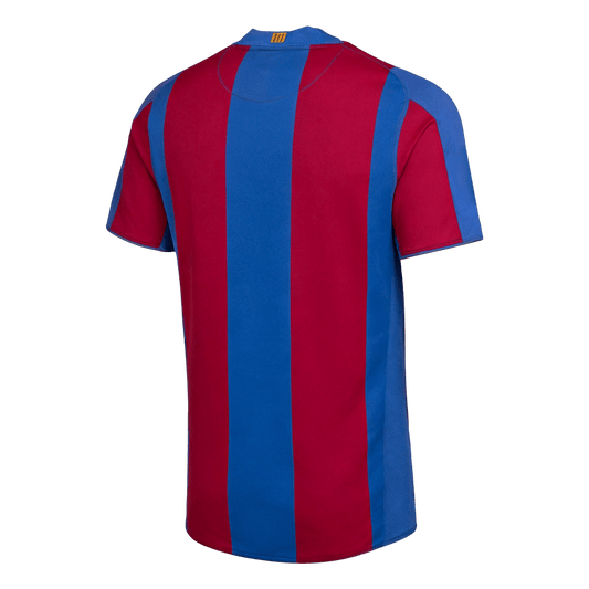 Retro Men's Barcelona 2007/08 Home Soccer Jersey