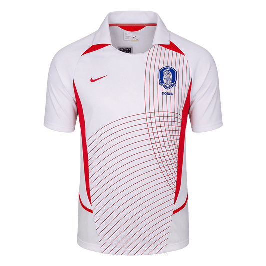 Retro Men's South Korea 2002 Away Soccer Jersey