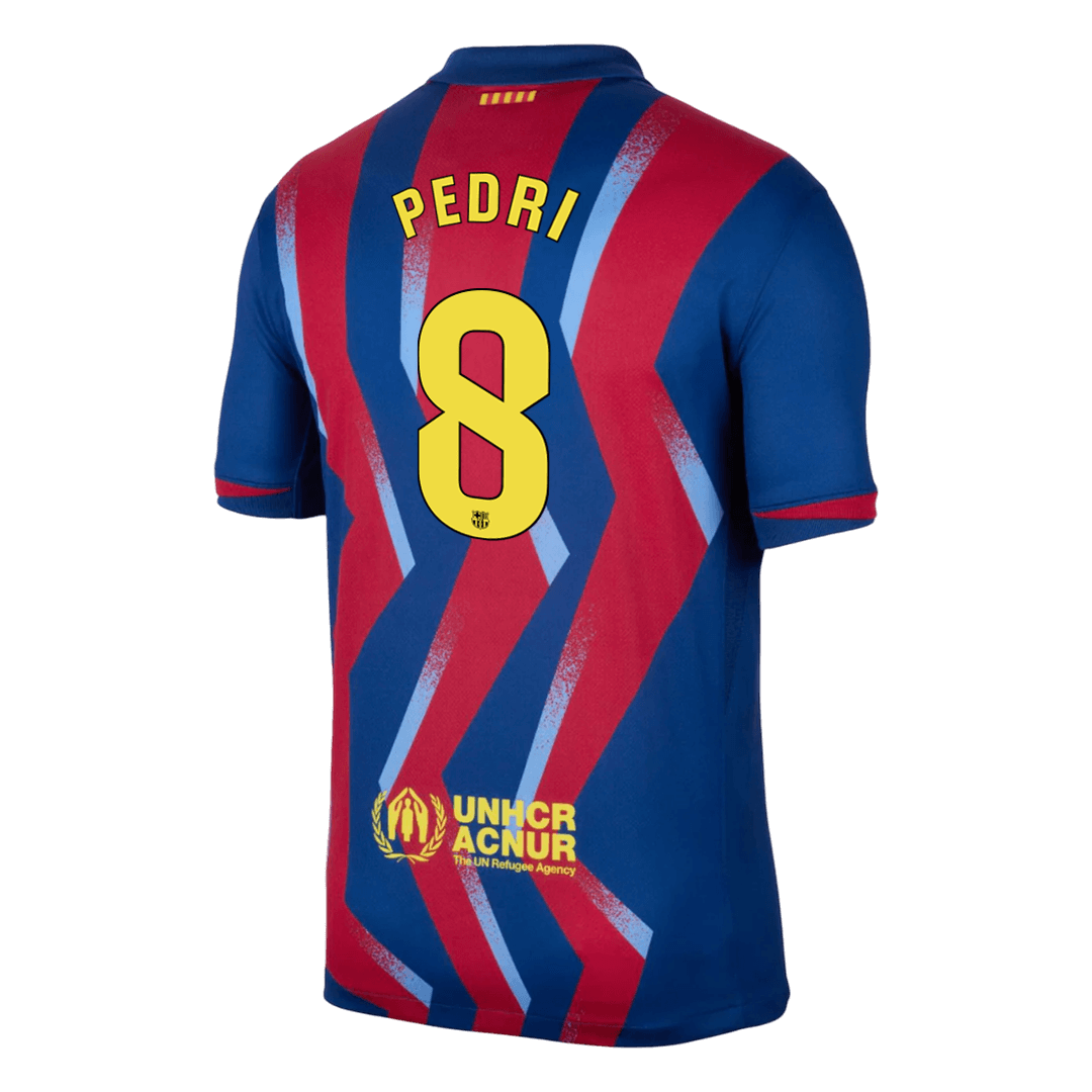 PEDRI #8 Men's Barcelona 2025/26 Fourth Away Soccer Jersey