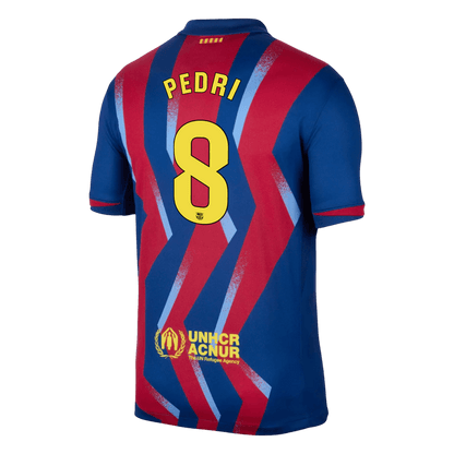 PEDRI #8 Men's Barcelona 2025/26 Fourth Away Soccer Jersey