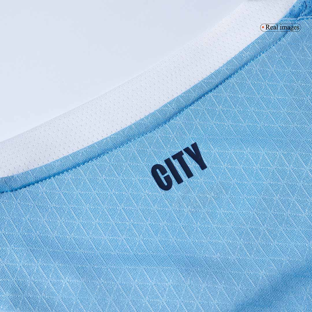 DE BRUYNE #17 Men's Manchester City 2025/26 Player Version Home Soccer Jersey - Slim Fit